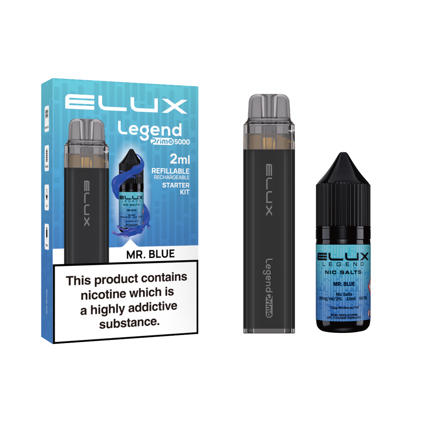 Elux Legend Prime 5000 Refillable Vape Kit