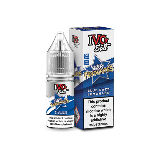 Blue Razz Lemonade Nic Salt E-Liquid by IVG Bar Favourites