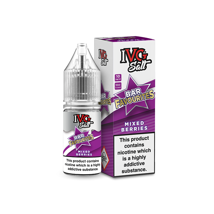 Mixed Berries Nic Salt E-Liquid by IVG Bar Favourites