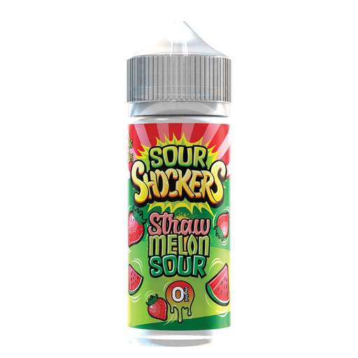 Sour Shockers - Straw Melon Sour 100ml Shortfill