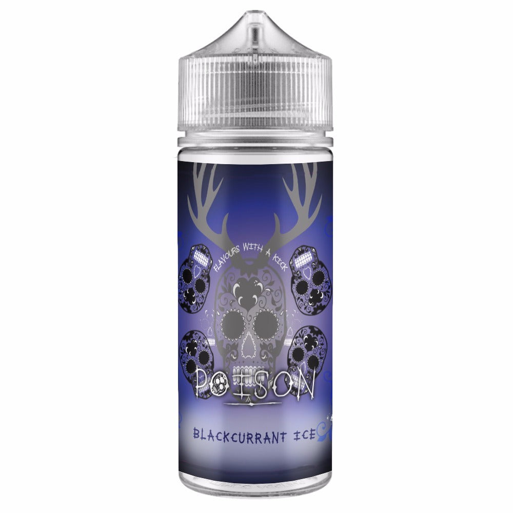 Poison - Blackcurrant Ice 100ml Shortfill E-Liquid