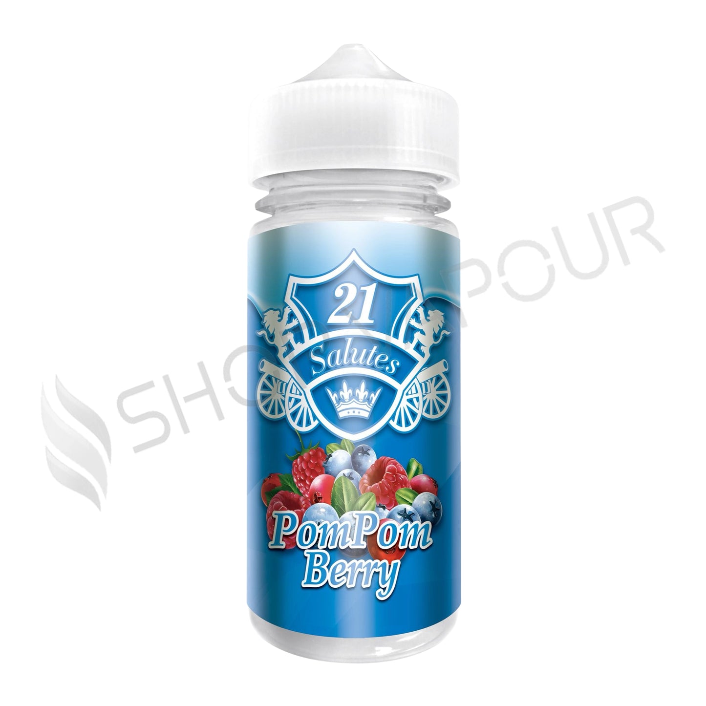 Pom Pom Berry 100ml Shortfill E-Liquid by 21 Salutes