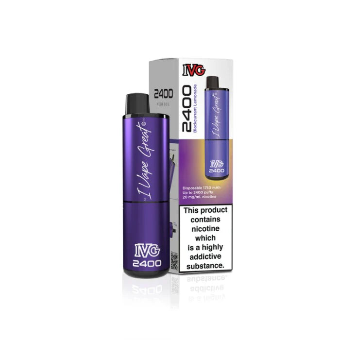 Blackcurrant Lemonade IVG 2400 Disposable Vape