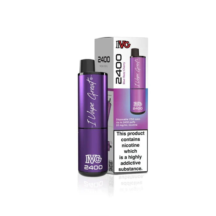 Blue Razz Cherry IVG 2400 Disposable Vape