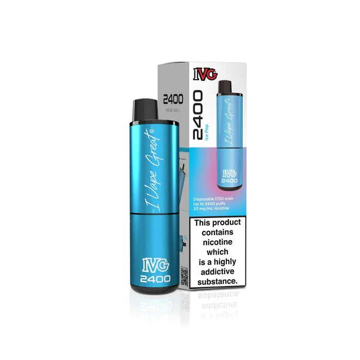 Ice Blue (Ice Pop) IVG 2400 Disposable Vape