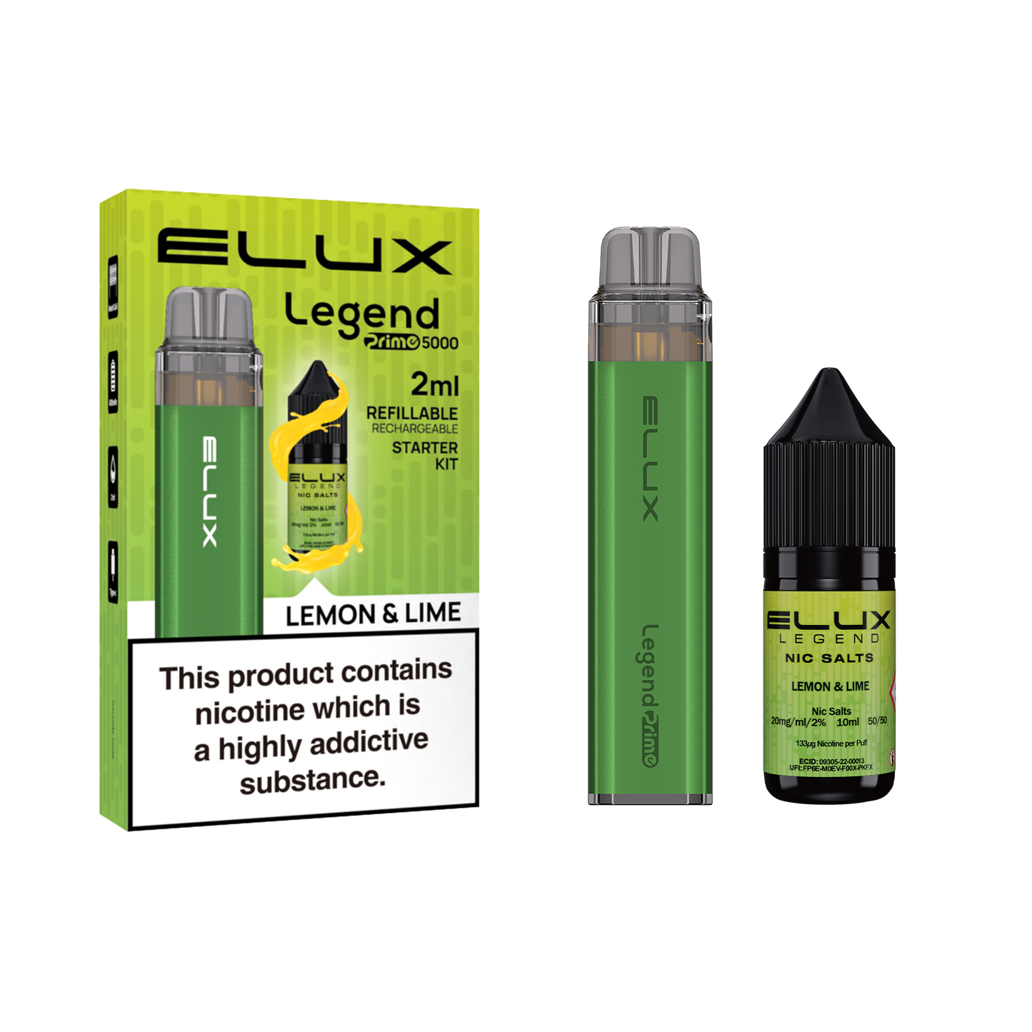 Elux Legend Prime 5000 Refillable Vape Kit