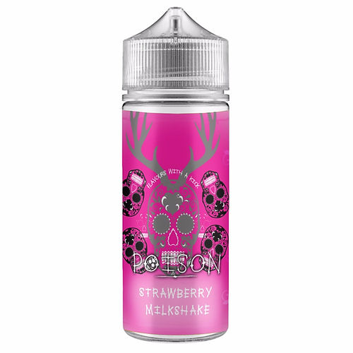 Poison - Strawberry Milkshake 100ml Shortfill E-Liquid