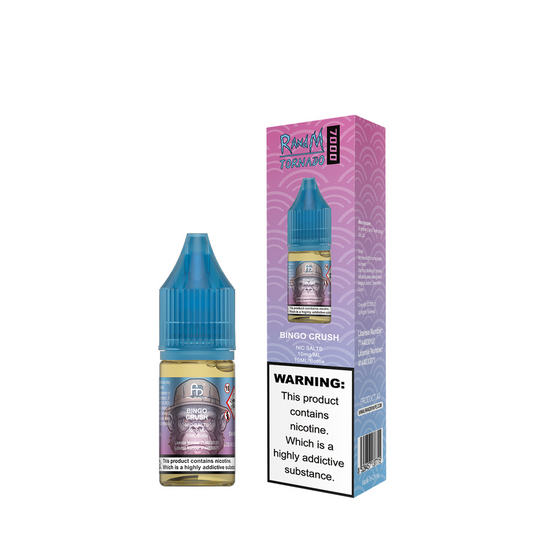 Bingo Crush Nic Salt E-Liquid by RandM 7000