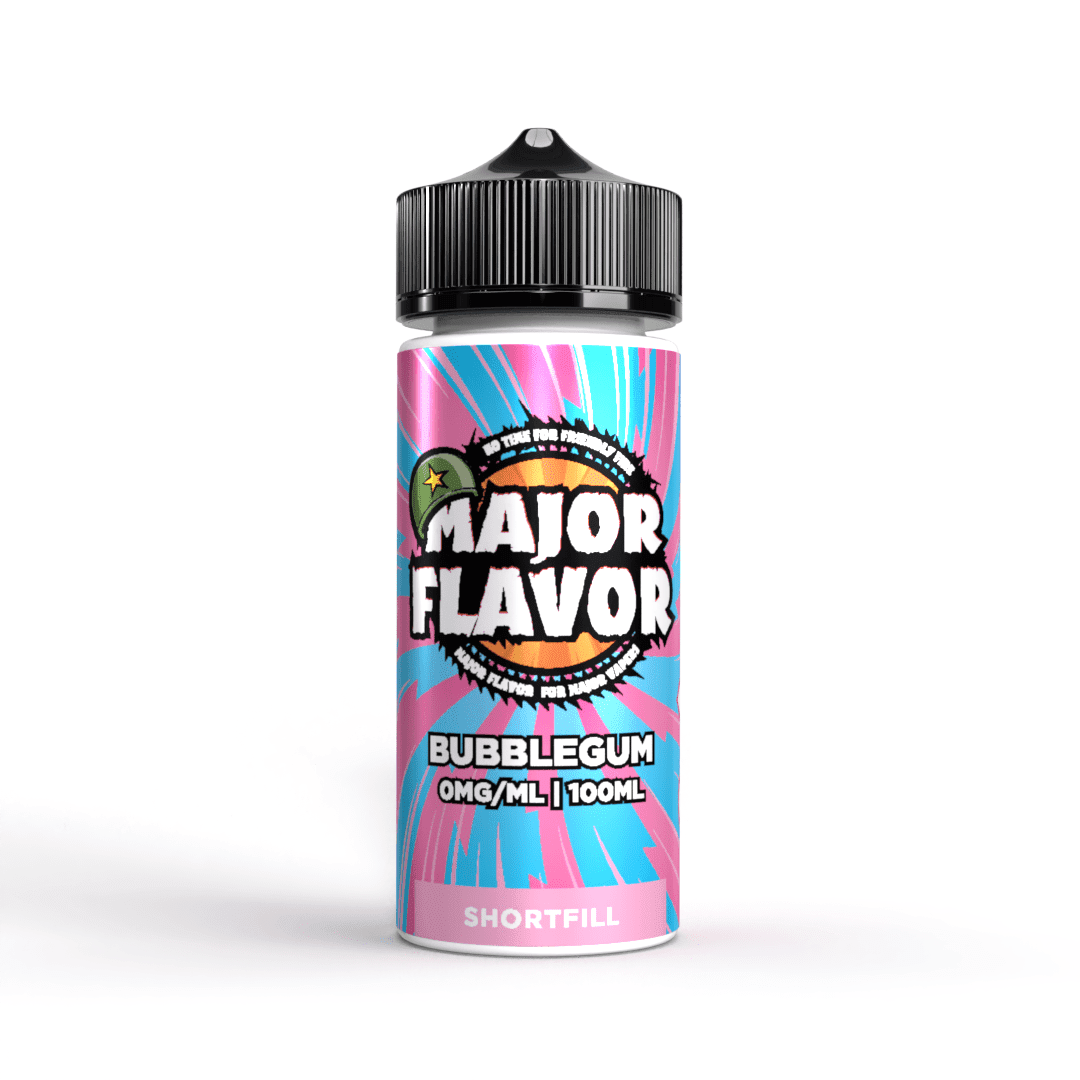 Major Flavor - Bubblegum 100ml Shortfill E-Liquid