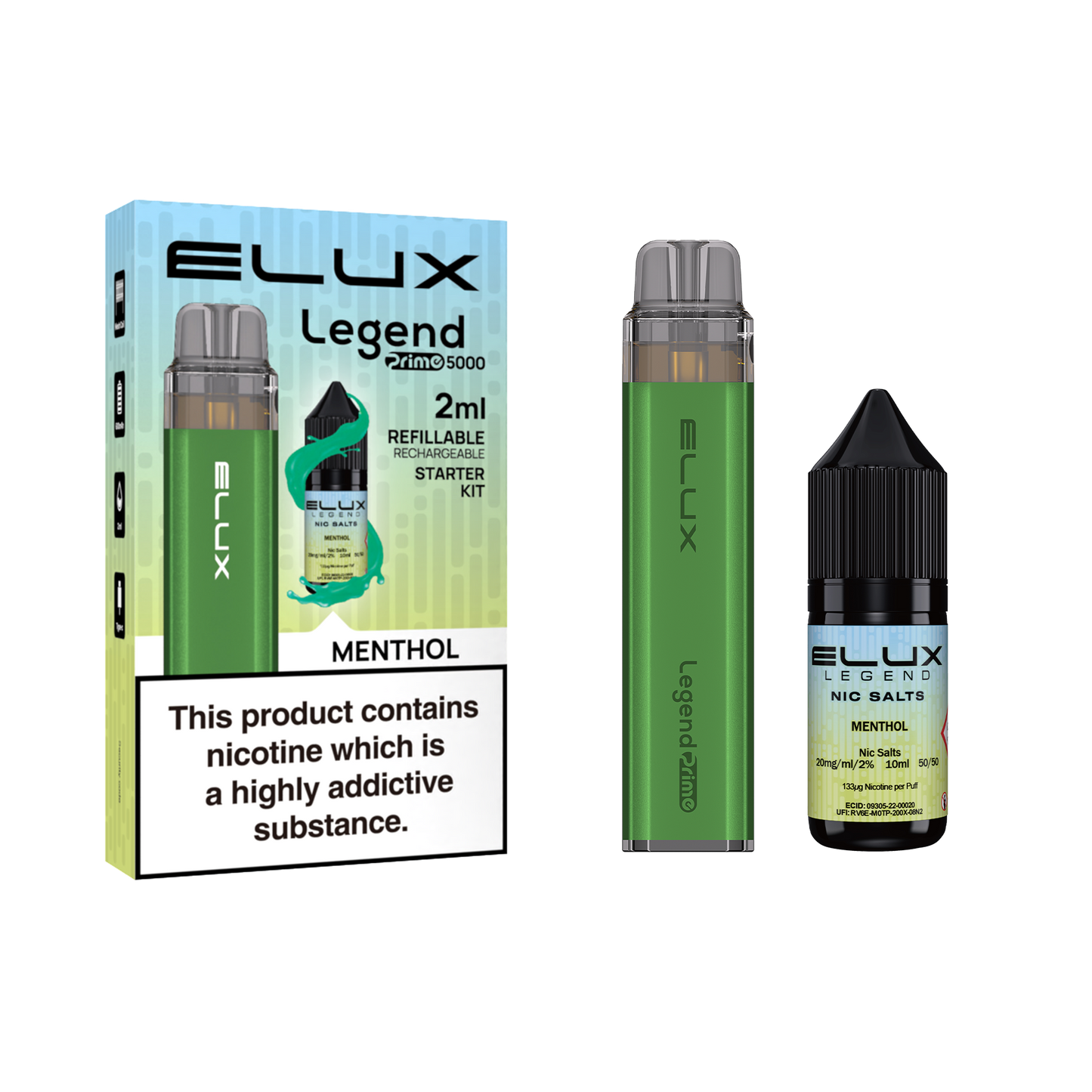 Elux Legend Prime 5000 Refillable Vape Kit