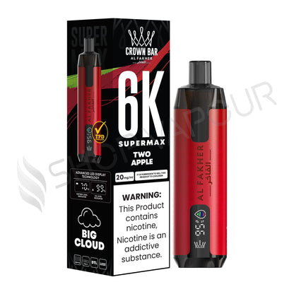 Al Fakher Crown Bar 6K Supermax Disposable Vape Kit