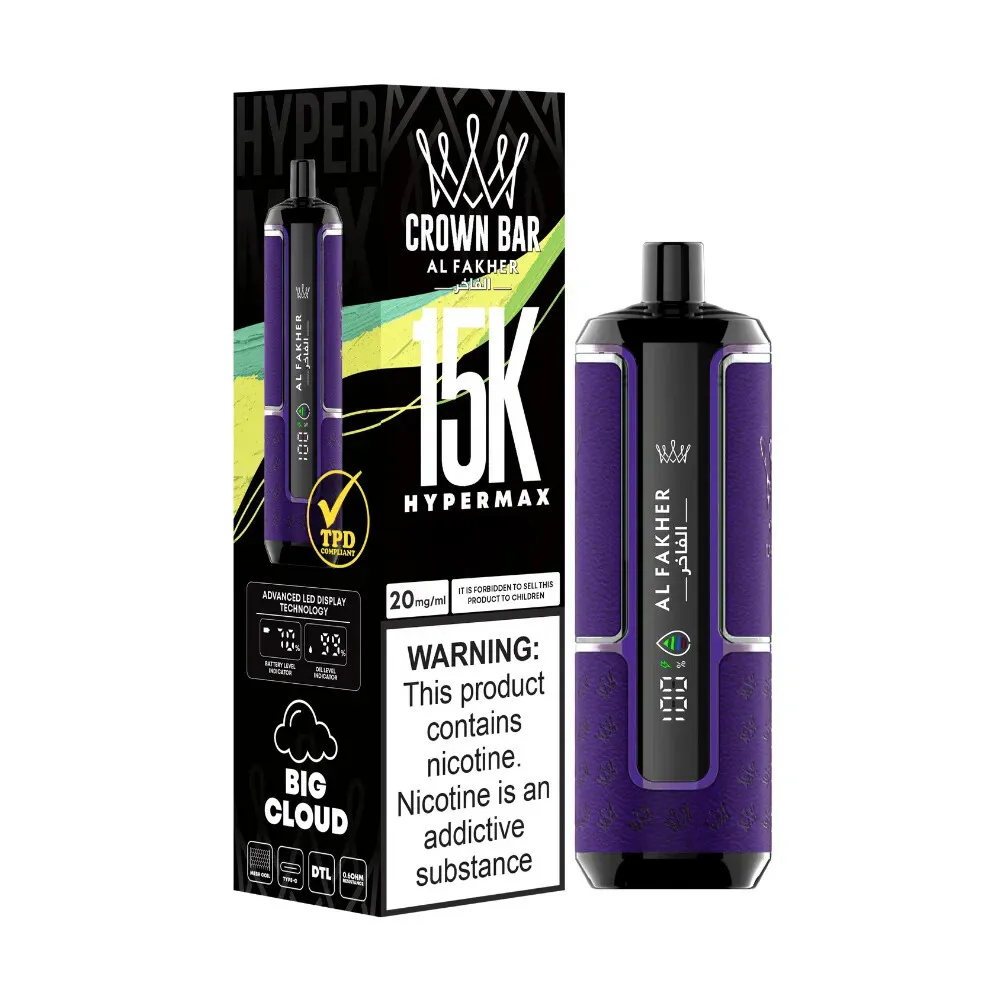 Al Fakher Crown Bar 15k Hyper Max Disposable Vape