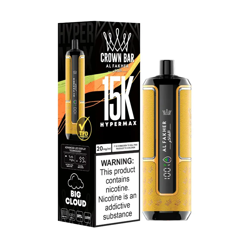 Al Fakher Crown Bar 15k Hyper Max Disposable Vape