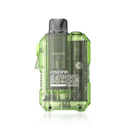 Aspire Gotek X Pod Vape Kit Translucent Green