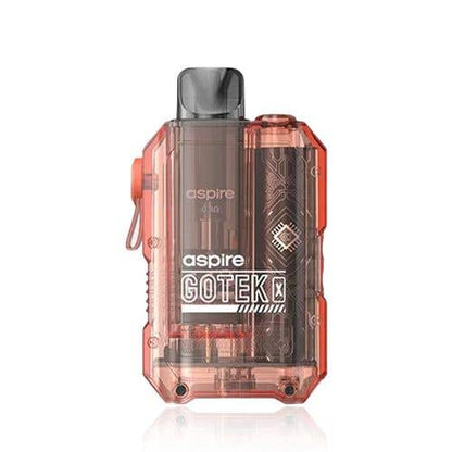 Aspire Gotek X Pod Vape Kit Translucent Orange