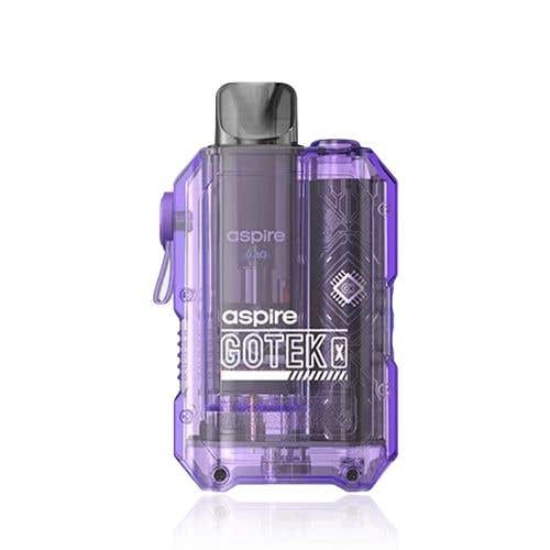 Aspire Gotek X Pod Vape Kit Translucent Violet