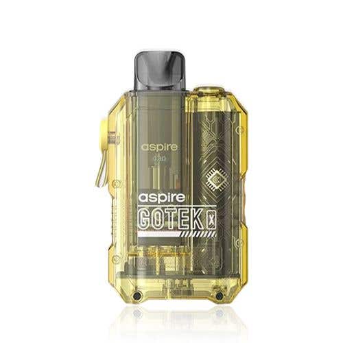 Aspire Gotek X Pod Vape Kit Translucent Yellow