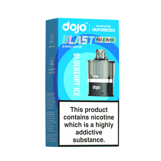 Dojo Blast 6000 Blueberry Ice Prefilled Pods by Vaporesso