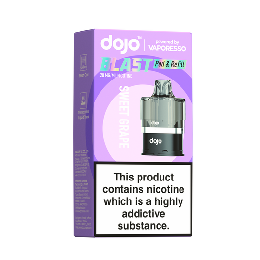 Dojo Blast 6000 Sweet Grape Prefilled Pods by Vaporesso