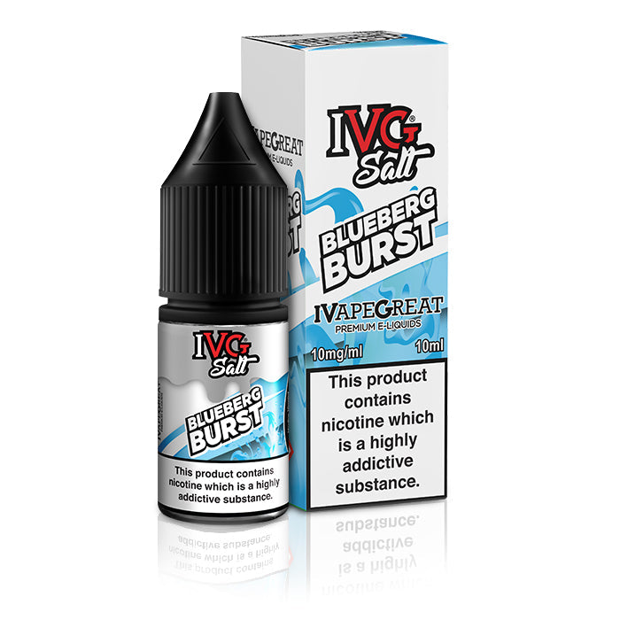 Blurberg Burst Nic Salt E-Liquid by IVG Salts