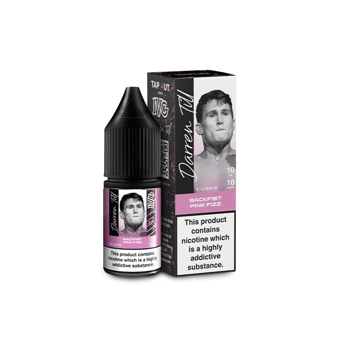 Backfist Pink Fizz Nic Salt E-Liquid by IVG Darren Till