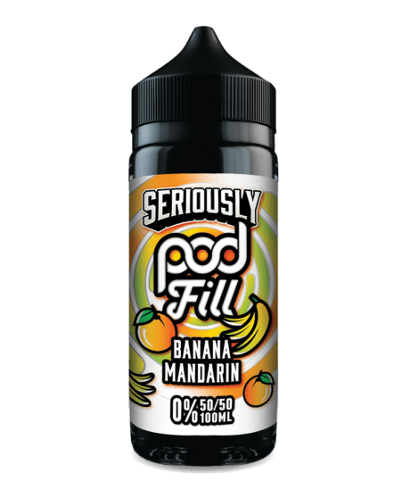 Seriously Pod Fill Banana Mandarin 100ml Shortfill E-Liquid