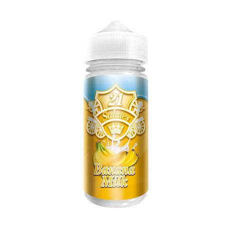 Banana Milk 100ml Shortfill E-Liquid by 21 Salutes