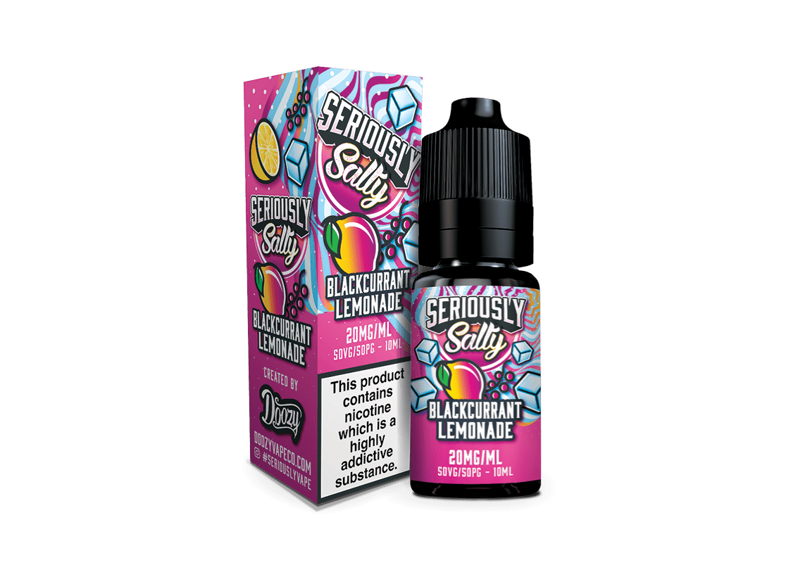 Seriously Salty Blackcurrant Lemonade Nic Salt E-liquid