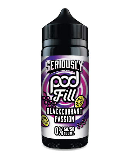 Seriously Pod Fill Blackcurrant Passion 100ml Shortfill E-liquid