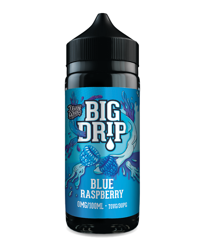 Big Drip Blue Raspberry E-Liquid 100ml Shortfill E-Liquid