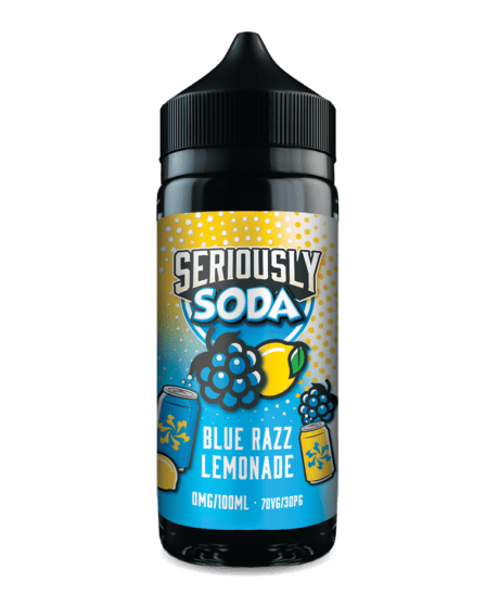 Seriously Soda Blue Razz Lemonade 100ml Shortfill E-Liquid