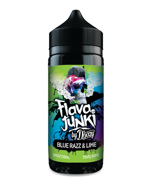 Flava Junki Blue Razz Lime E-liquid 100ml Shortfill E-Liquid