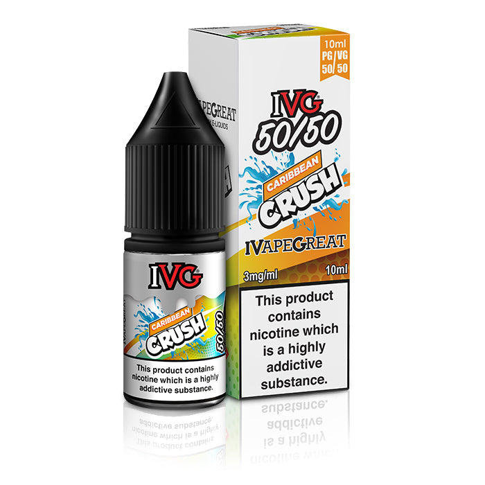 IVG 50/50 Caribbean Crush 10ml E-Liquid