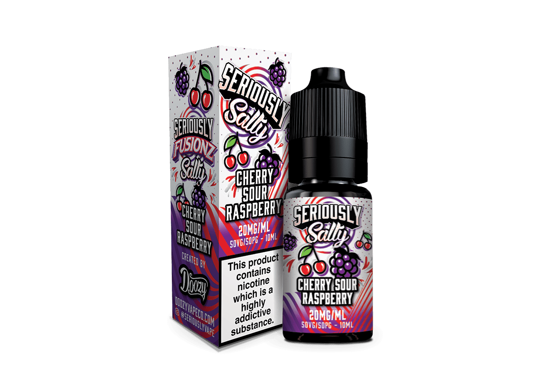 Seriously Fusionz Salty Cherry Sour Raspberry Nic Salt E-liquid