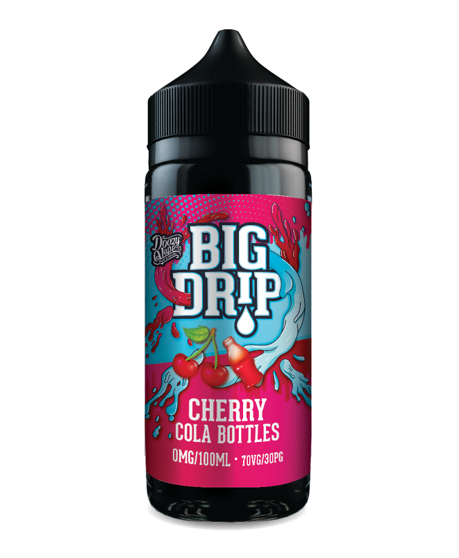 Cherry Cola Bottles 100ml Shortfill E-Liquid by Big Drip