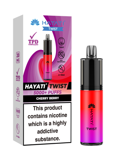 Hayati Twist 5000 Disposable Vape Cherry Berry