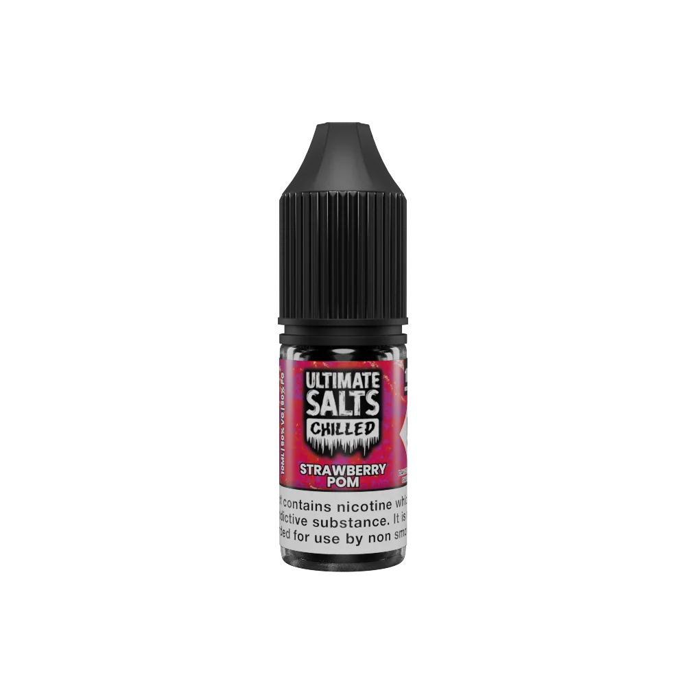 Ultimate Salt Chilled - Strawberry Pom 10ml Nic Salt E-Liquid