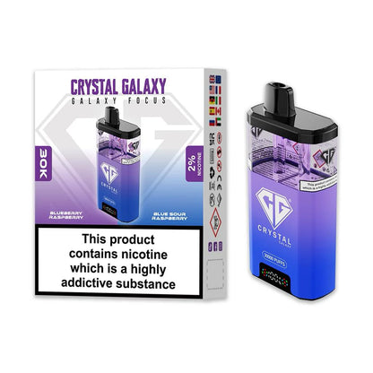 Crystal Galaxy Focus 30K Puffs Disposable Vape