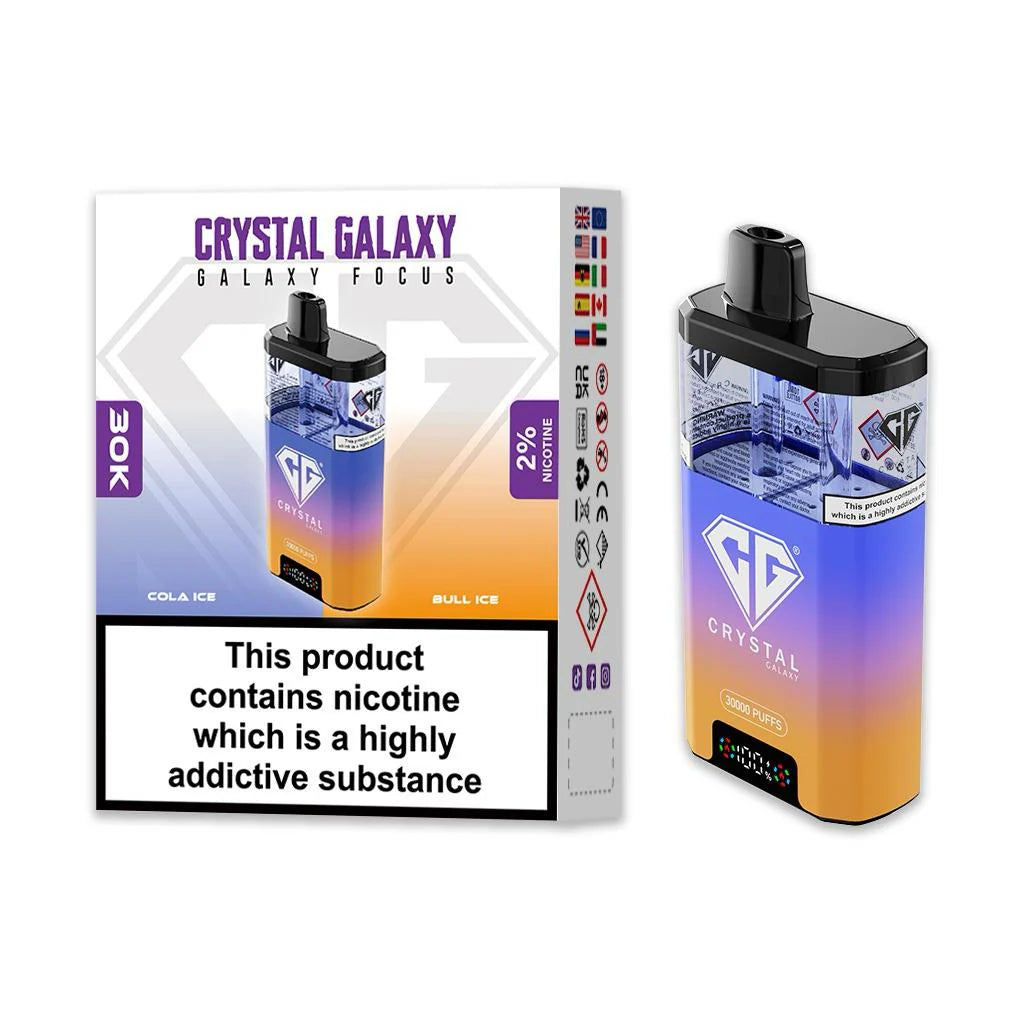 Crystal Galaxy Focus 30K Puffs Disposable Vape