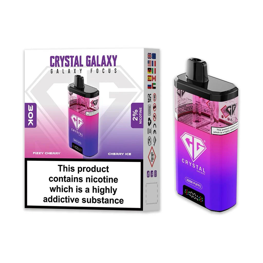 Crystal Galaxy Focus 30K Puffs Disposable Vape