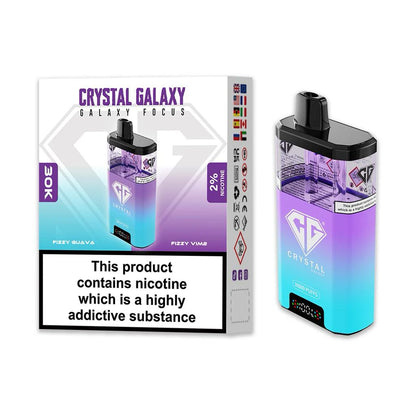 Crystal Galaxy Focus 30K Puffs Disposable Vape