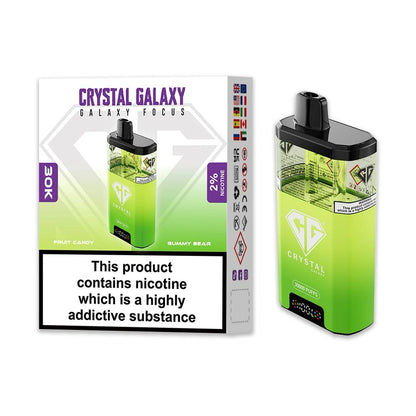 Crystal Galaxy Focus 30K Puffs Disposable Vape