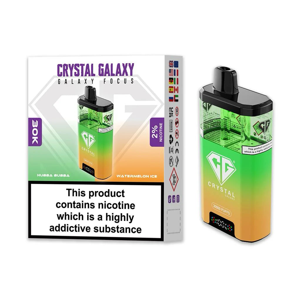 Crystal Galaxy Focus 30K Puffs Disposable Vape