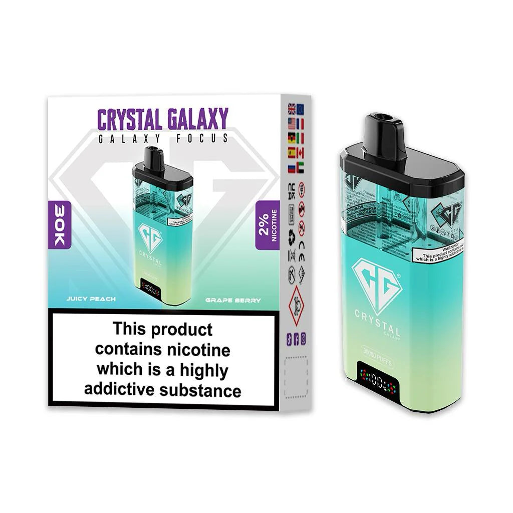 Crystal Galaxy Focus 30K Puffs Disposable Vape