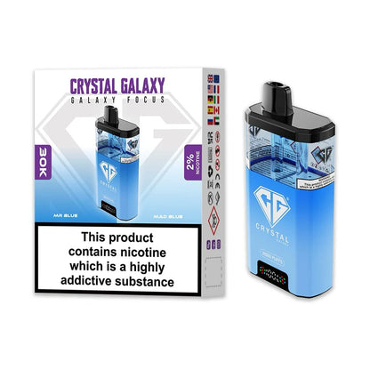 Crystal Galaxy Focus 30K Puffs Disposable Vape