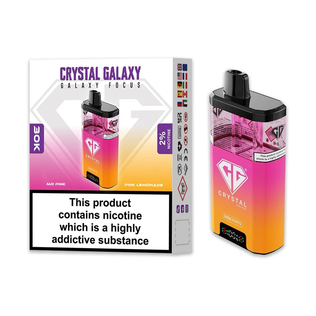 Crystal Galaxy Focus 30K Puffs Disposable Vape