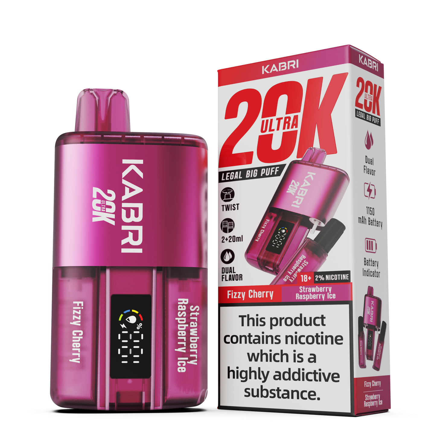 Kabri Ultra 20K Puffs Disposable Vape