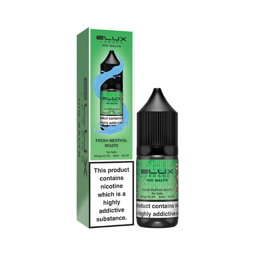 Fresh Menthol Mojito Nic Salt E-Liquid by Elux Legend