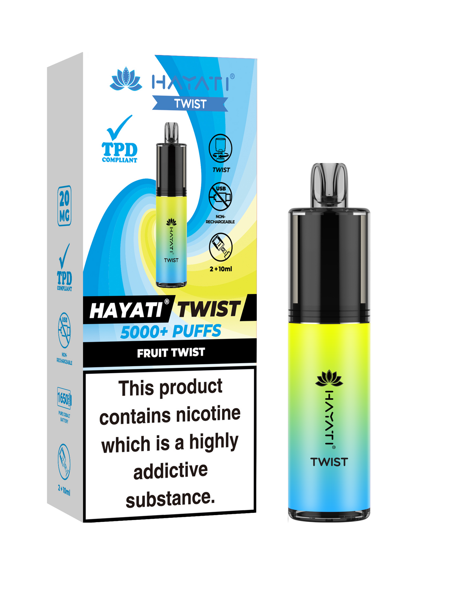 Hayati Twist 5000 Disposable Vape Fruit Twist