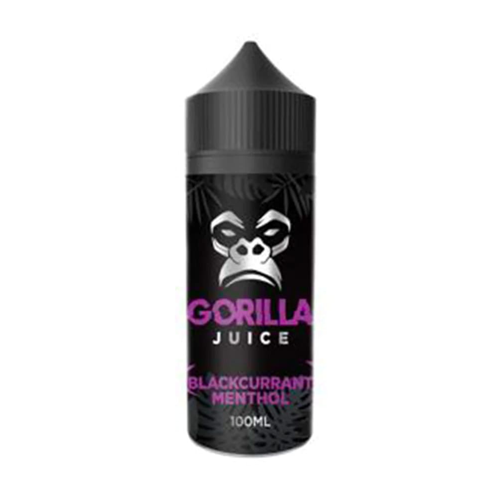 Blackcurrant Menthol 100ml Shortfill E-Liquid by Gorilla Juice